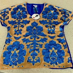 SEQUINED TOP, Beautifull TRACY REESE NY